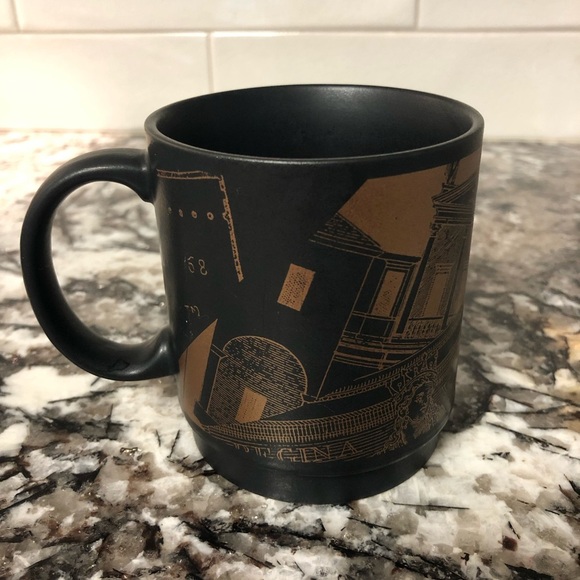 Andrea Palladio Black Bronze 16th Century Italian Architect Coffee Tea Mug - Picture 2 of 12